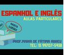 Classes particulares de Ingles e espanhol